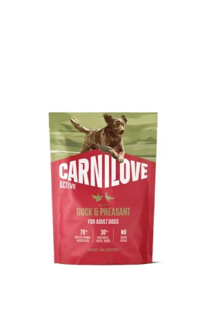 Direct Beschikbaar Carnilove Active Eend en Fazant Volwassen Hond 1.5 kg