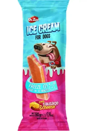 Aanbieding Dr Zoo Sausage Cheese Ice Cream