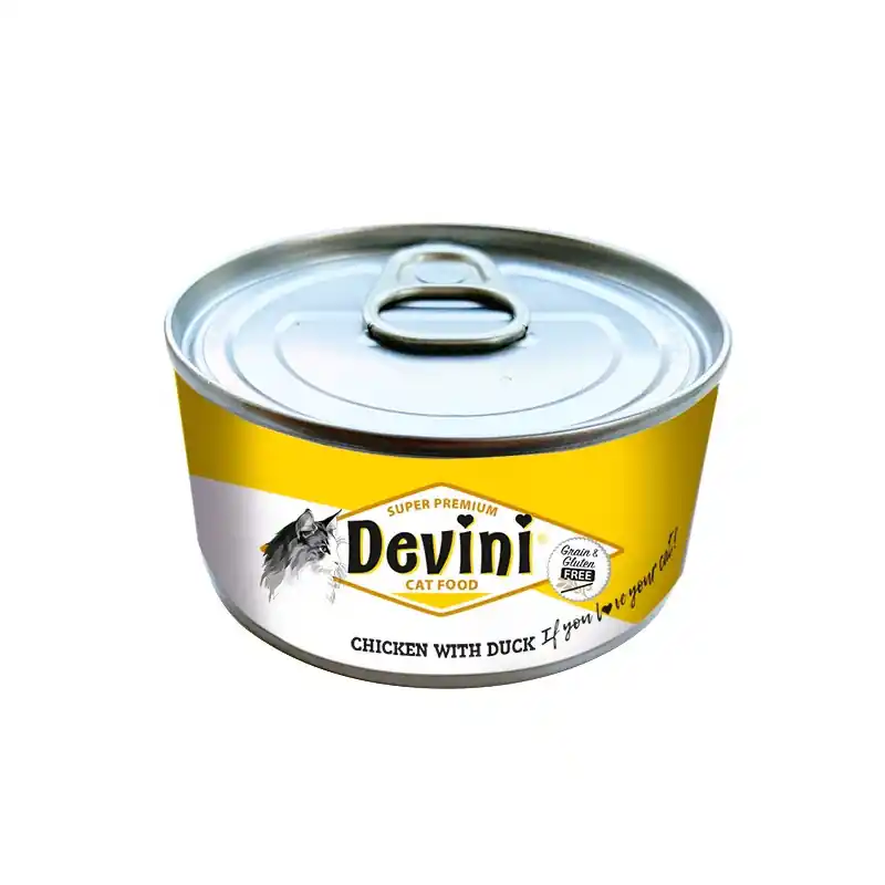 Devini Cat Chicken with Duck 70 Gram Koopje