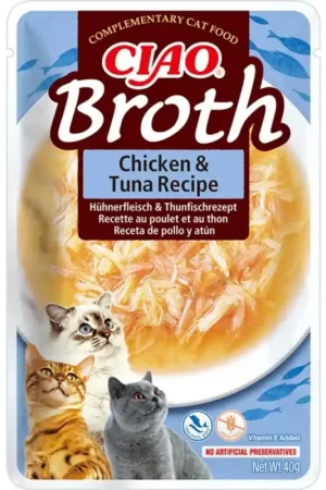 Weekendaanbieding Inaba CIAO Broth Kip & Tonijn