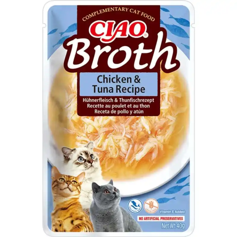 Weekendaanbieding Inaba CIAO Broth Kip & Tonijn