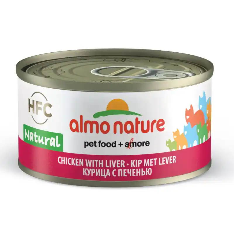 Veilige Betaling Almo Nature Kip met Lever 70 gram