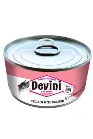 Alleen Vandaag Devini Cat Chicken with Salmon 70 Gram