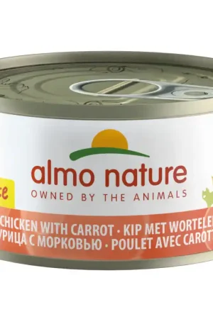 Almo Nature Kip met Wortels Graanvrij 70 gram Fabrieksprijs