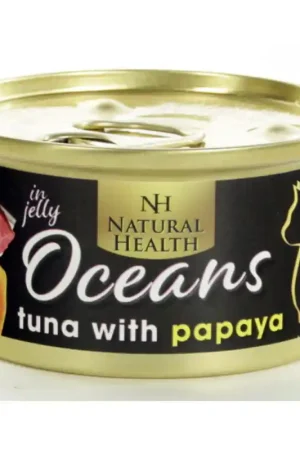 Natural Health Cat Oceans Tuna & Papaya 85gr Populair