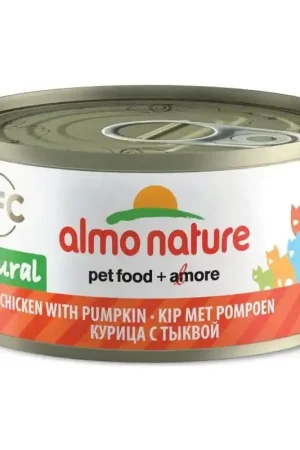 Goedkoop Almo Nature Kip met Pompoen 70 gram