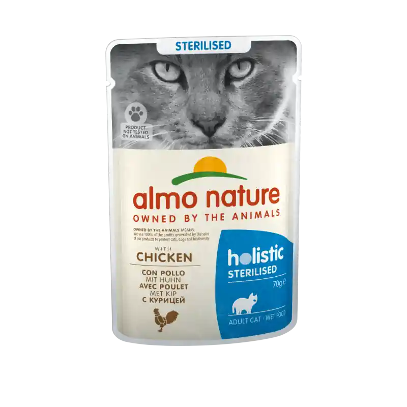Almo Nature Cat Sterilised Natvoer Kip 70 Gram Goedkoop