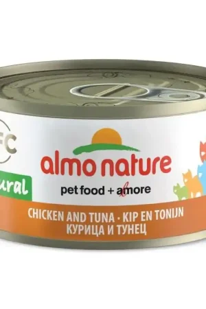 Almo Nature Kip met Tonijn 70 gram Gratis Retour
