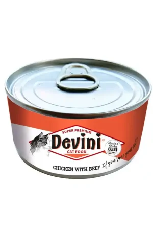 Devini Cat Chicken with Beef 70 Gram Laatste Kans