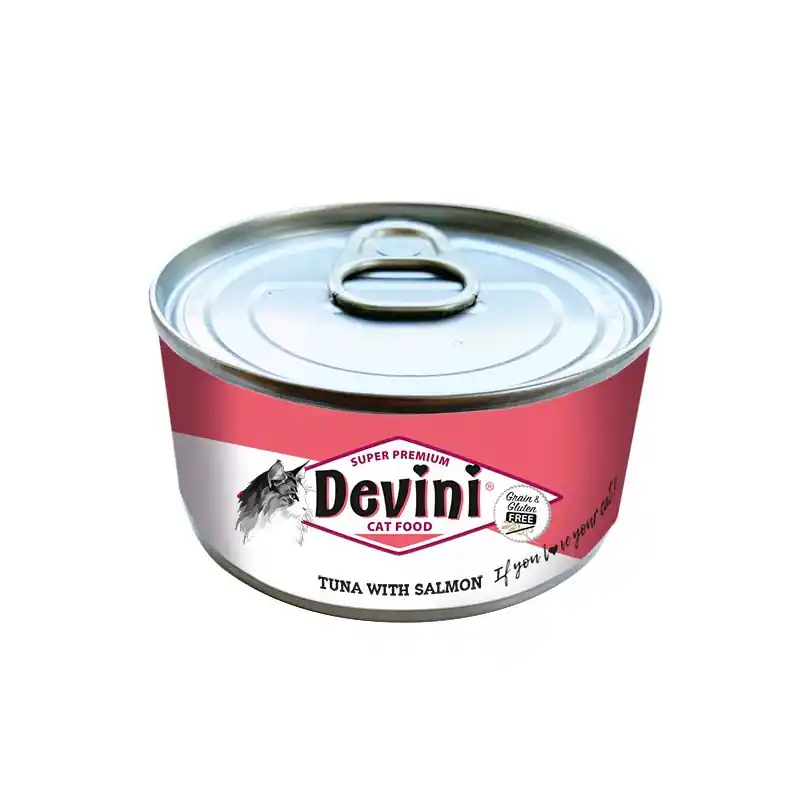 Devini Cat Tuna with Salmon 70 Gram Alleen Vandaag