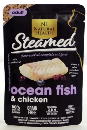 Natural Health Cat Steamed Ocean Fish 85gr Tijdelijk Beschikbaar