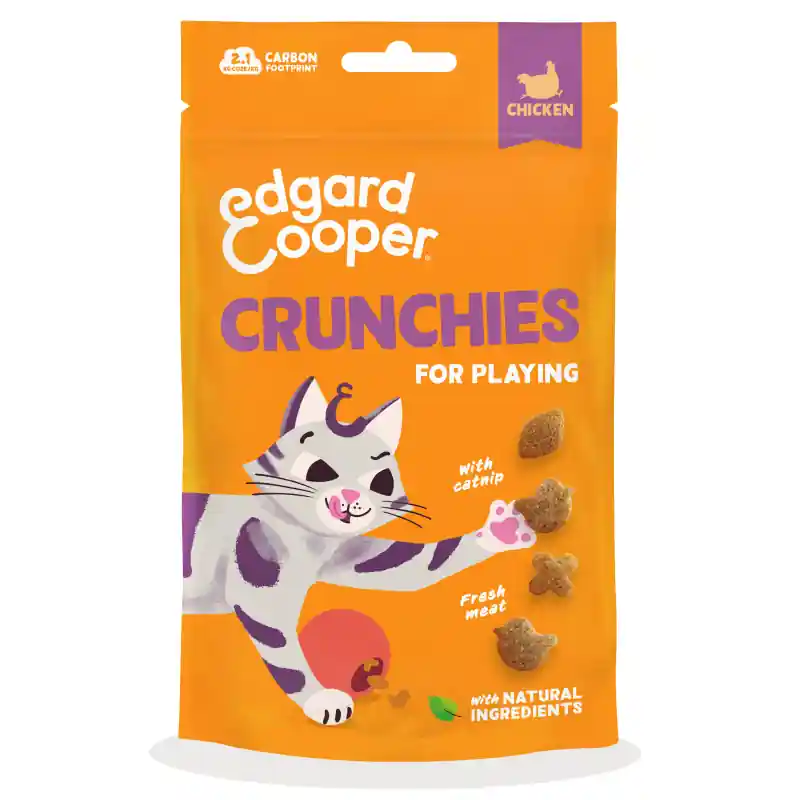 Edgard & Cooper Kattensnack Crunchies Kip Laatste Versie