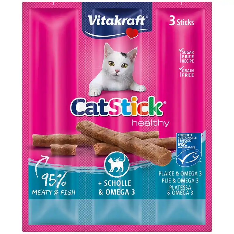 Vitakraft Kat Cat-Stick Mini Omega 3 en Schol 3 Stuks Koop Online