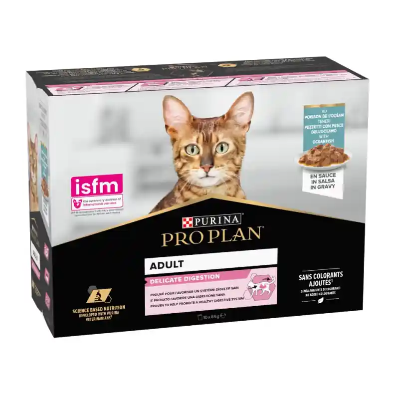 Favoriet Pro Plan NutriSavour Delicate Pouch 10 x 85 gram