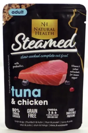 Natural Health Cat Steamed Tuna 85gr Dagaanbieding
