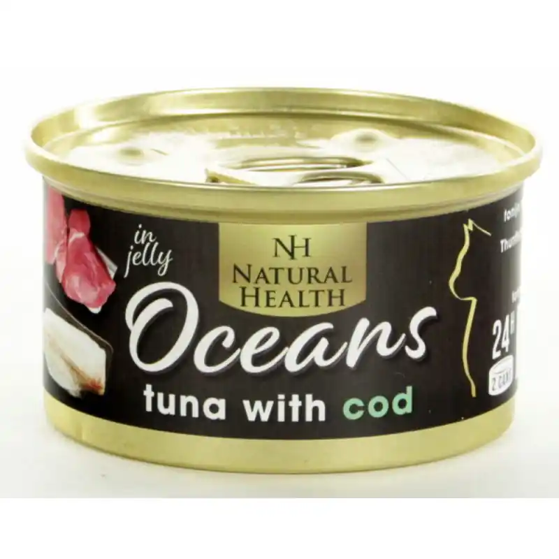 Hoge Kwaliteit Natural Health Cat Oceans Tuna & Cod 85gr