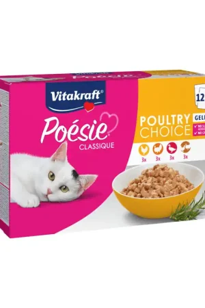Poésie Classique Poultry Choice, gelei 12x85g Laatste Kans