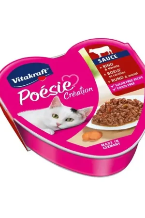 Vitakraft Kat Poesie Création Rund en Wortel in Saus 85 gram Koop Online