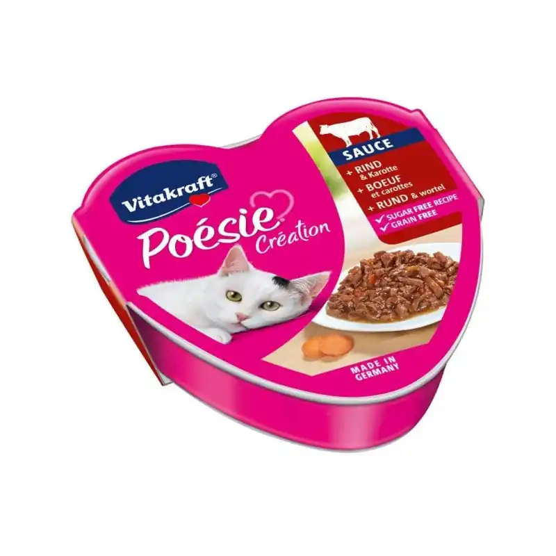 Vitakraft Kat Poesie Création Rund en Wortel in Saus 85 gram Koop Online