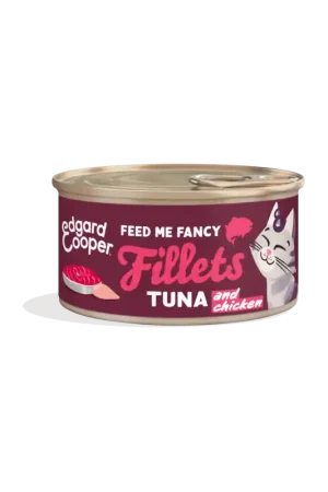 Edgard & Cooper Fillets Tonijn en Kip 70 Gram Dagaanbieding