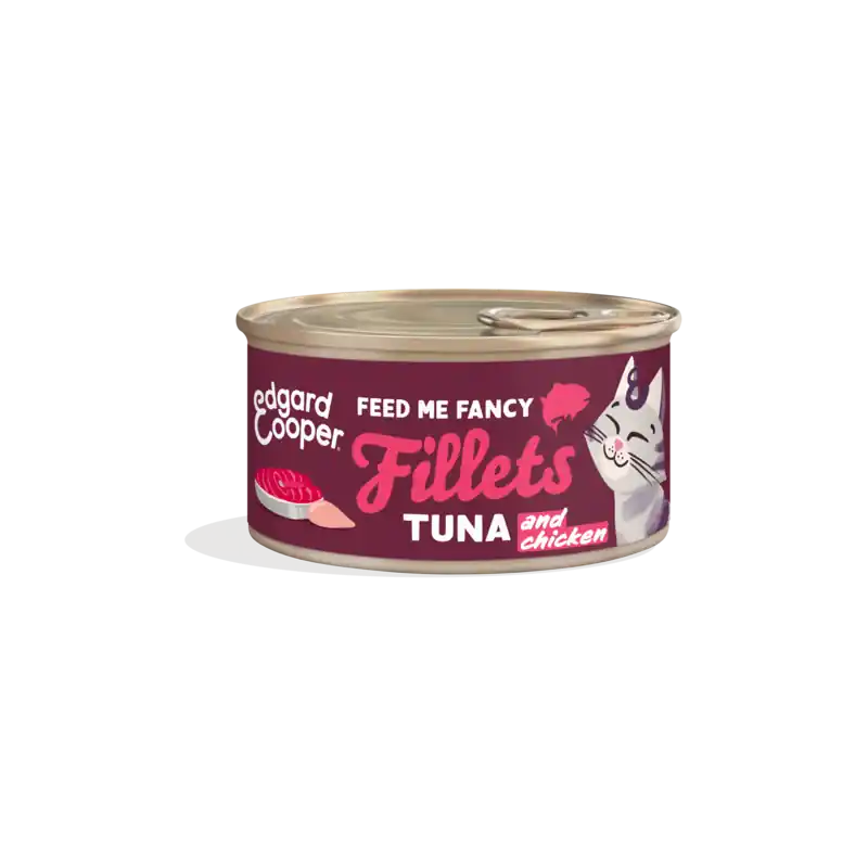Edgard & Cooper Fillets Tonijn en Kip 70 Gram Dagaanbieding