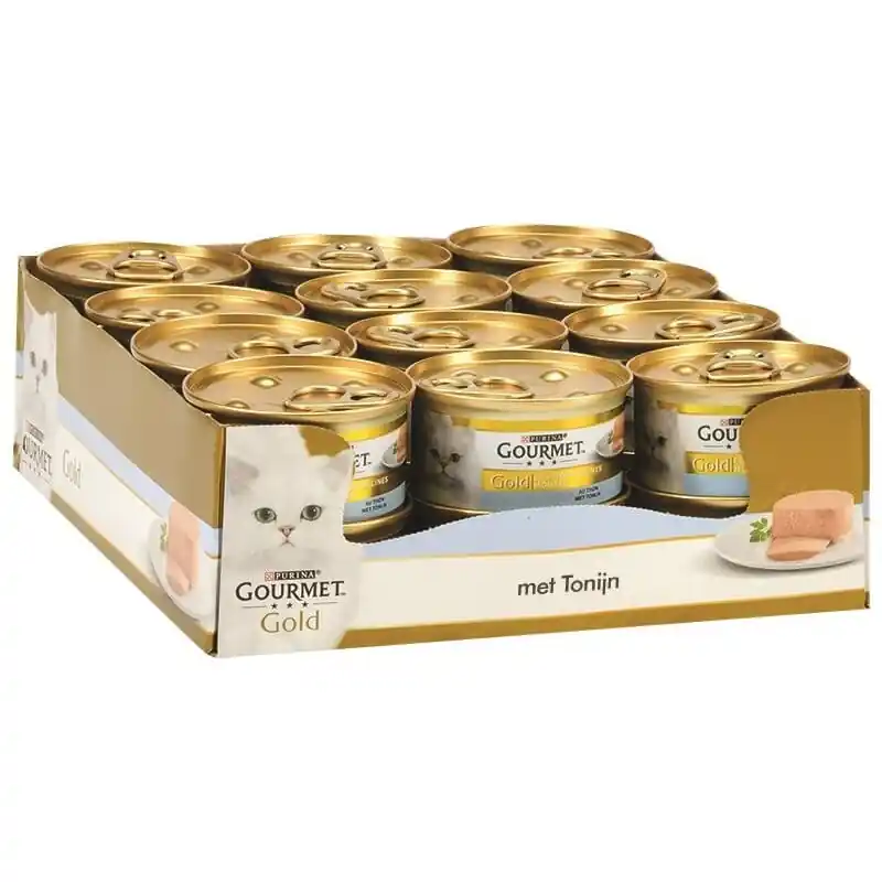 Seizoensaanbieding Gourmet Gold Mousse Tonijn 85 gram