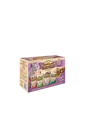 Brit Carnilove Cat Pouch Multipack 12 Stuks Lage Kosten