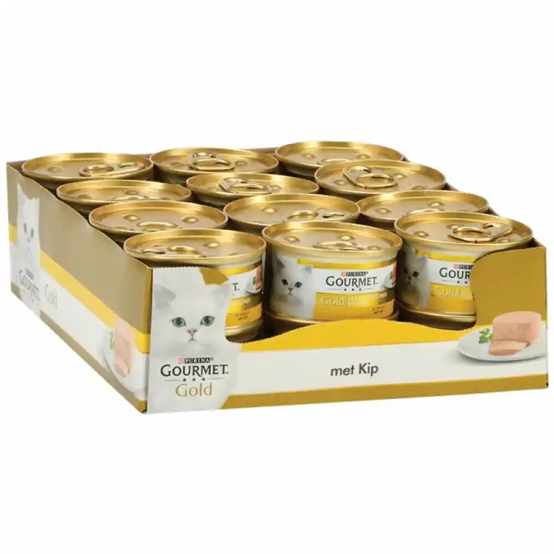 Op = Op Gourmet Gold Mousse Kip 85 gram