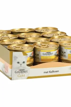 Gourmet Gold Mousse Kalkoen 85 gram Beperkt Aanbod
