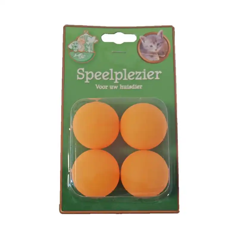 Snelle Levering Boony Kattenspeelgoed Set 4 stuks Ping Pong Bal