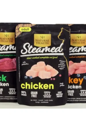 Beperkte Voorraad Natural Health Cat Steamed Multipack Poultry 12X85 Gram