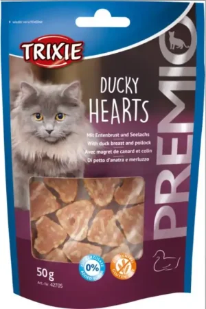 Flitsaanbieding Trixie Premio Ducky Hearts 50 gram