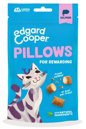 Betaalbaar Edgard & Cooper Kattensnack Pillows Zalm