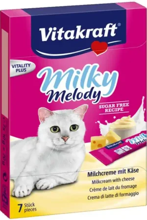 Vitakraft Kat Milky Melody Kaas 7 x 10 gram Actieprijs