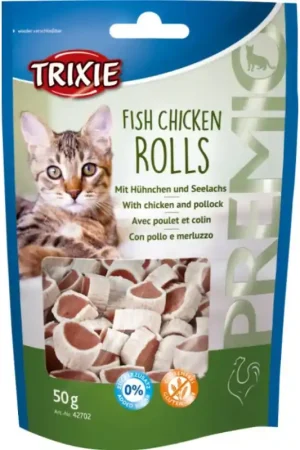 Koop Vandaag Trixie Premio Fish Chicken Rolls 50 gram