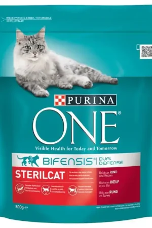 Purina One Sterilcat Rund en Tarwe 800 gram Seizoensaanbieding