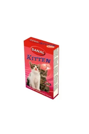 Sanal Kitten 40 tabletten - kattensnoepjes Weekendaanbieding