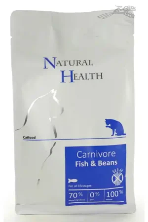 Aanbieding Natural Health Cat Carnivore Fish & Beans 400 Gram