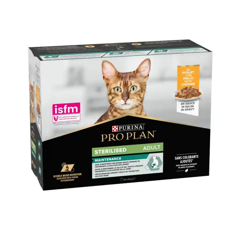 Pro Plan NutriSavour Sterilised Pouch 10 x 85 gram Koop Vandaag