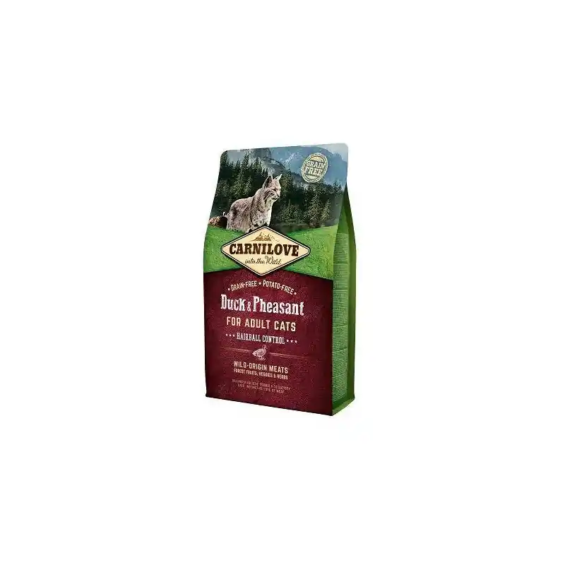 Brit Carnilove Eend en Fazant Anti-Haarbal 6 kg Seizoensaanbieding