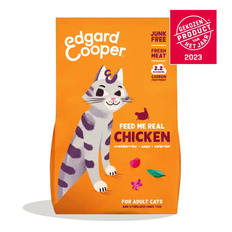 Edgard & Cooper Verse Kip Kattenvoer 4 kg Direct Verzonden