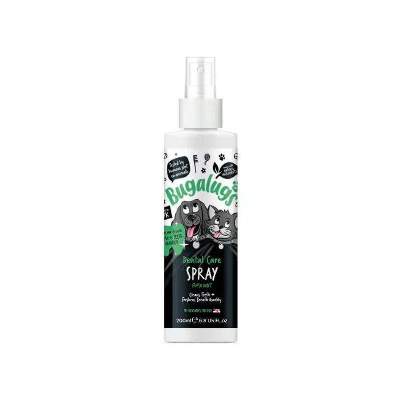 Korting Bugalugs Dental Care Spray - Hond en Kat 200ml