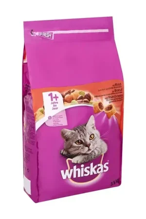 Whiskas Droog Adult Rund 1,9 kg Gratis Retour