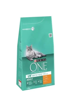 Seizoensaanbieding Purina One Adult Kip en Volkoren Granen 1,5 kg