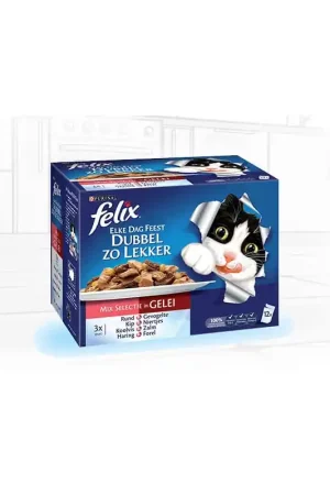 Felix Double Delicious Mix 12 x 85 gram Gecertificeerd