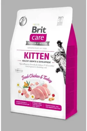 Brit Care Kitten Healthy Growth & Development 400 Gram Laatste Versie