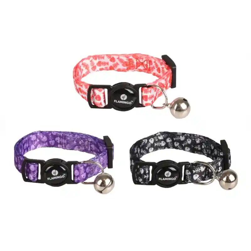 Betrouwbaar Flamingo Kittenhalsband Loulou 15-22 cm Kleur Assorti