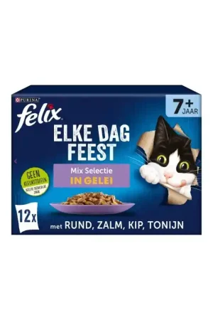 Must-Have Felix Pouch Elke Dag Feest Senior Mixed 12 x 85 gram