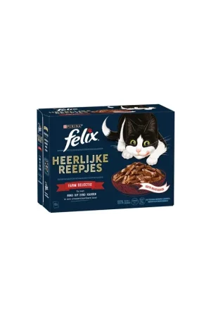 Gratis Retour Felix Heerlijke Reepjes Farm Selectie 12 x 80 gram