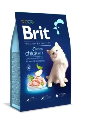 Meest Verkocht Brit Premium by Nature Cat Kitten Chicken 8 kg
